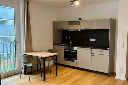Helle, möblierte 1-Zimmer-Neubau-Wohnung mit Balkon! 1 zimmer