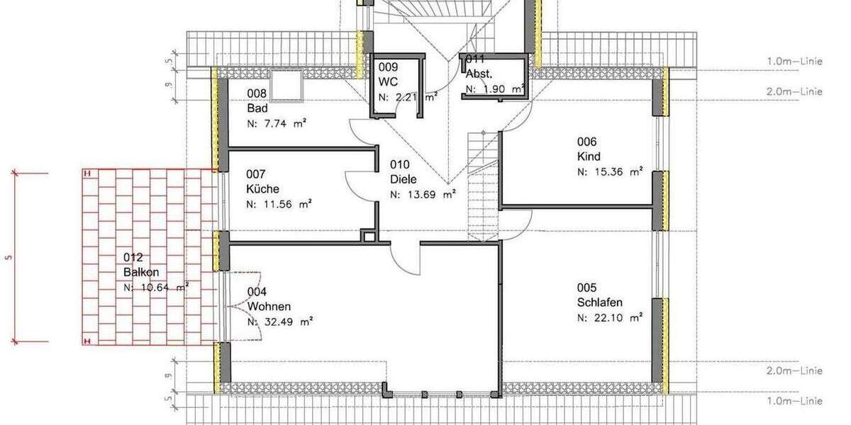 Große 5-Zimmer-DG-Wohnung inkl. EBK, Kaminofen u. herausragendem Preis-Leistungsverhältnis 5 zimmer