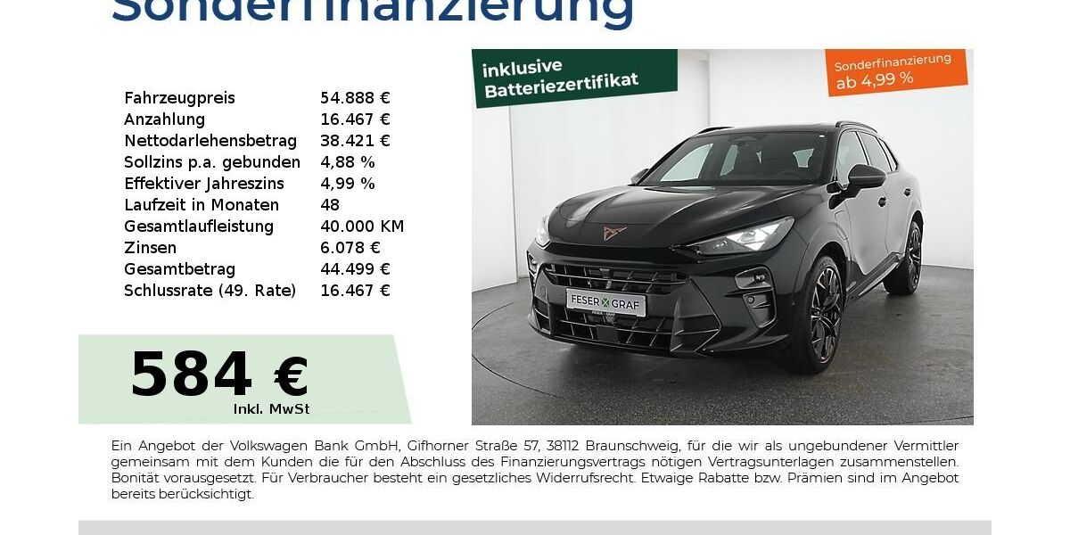 Cupra Terramar 4.750 km 54.888 &euro; Nürnberg 90441