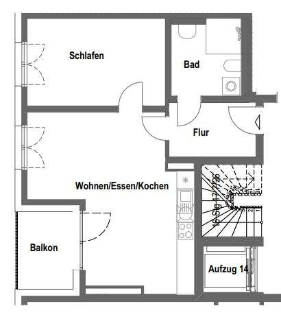 Wohnung zum Mieten in Herzogenaurach 572,51 € 54.01 m²