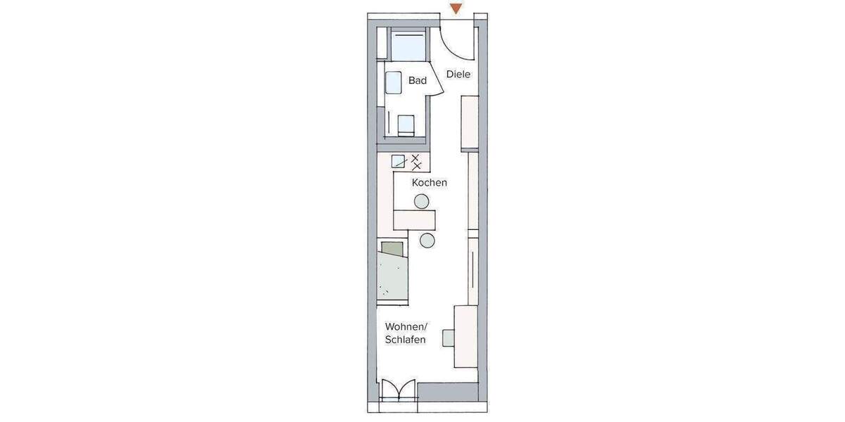 Besser geht es nicht Apartment in zentraler Lage 1 zimmer