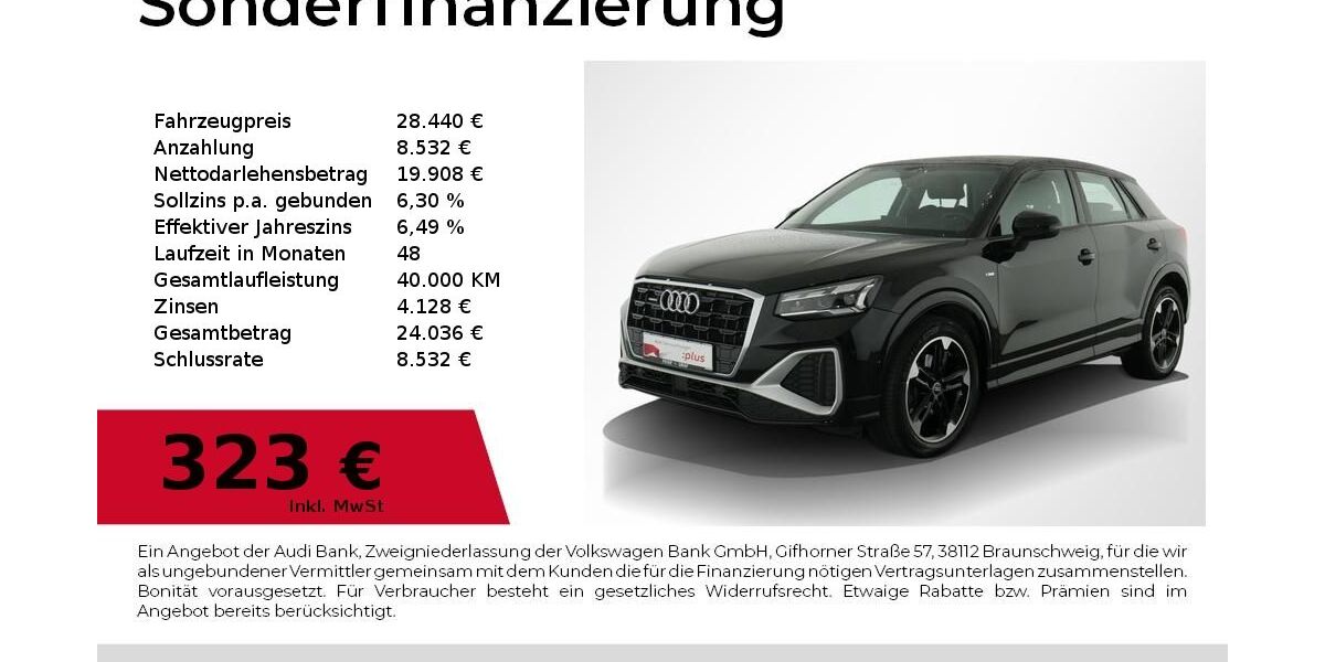 Audi Q2 48.550 km 28.440 &euro; Nürnberg 90411