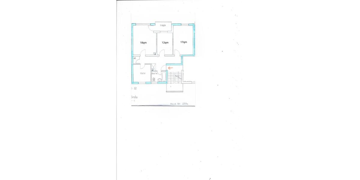 Etagenwohnung Nürnberg Hasenbuck - 3 Zimmer, 74 m&sup2;, 1.090&euro; | Angebot:26706076