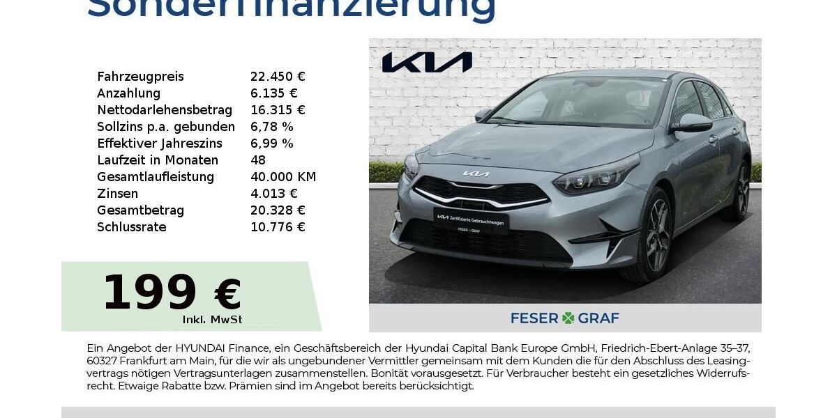 Kia ceed / Ceed 5.847 km 21.350 &euro; Roth 91154