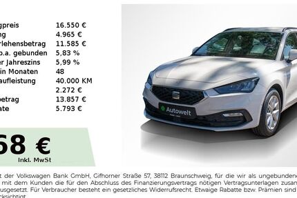 Seat Leon 92.150 km 15.990 &euro; Nürnberg 90431