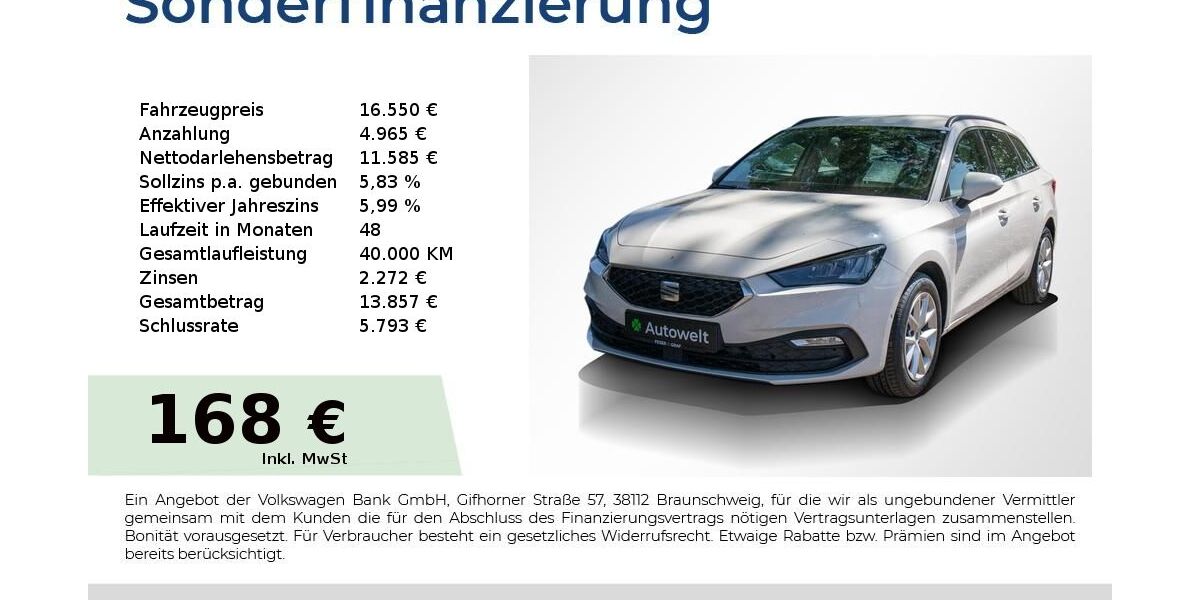 Seat Leon 92.150 km 15.990 &euro; Nürnberg 90431