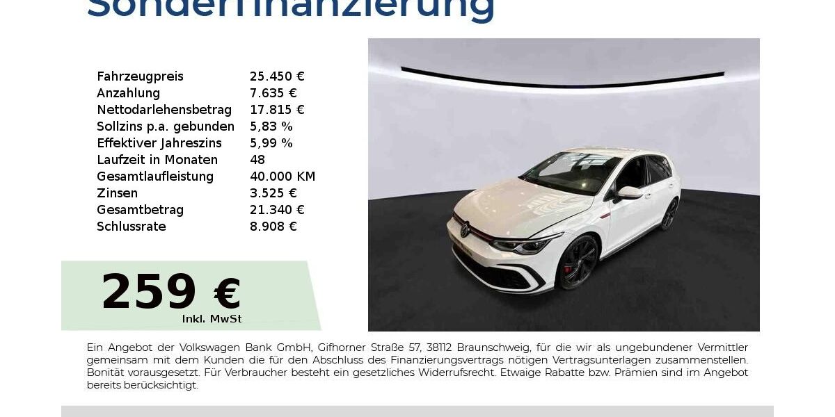 VW Golf 52.850 km 25.450 &euro; Nürnberg 90431