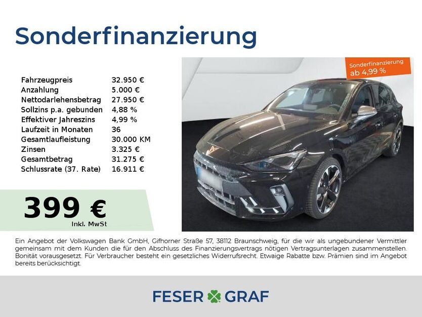 Cupra Leon 7.550 km 32.950 € Lauf an der Pegnitz 91207