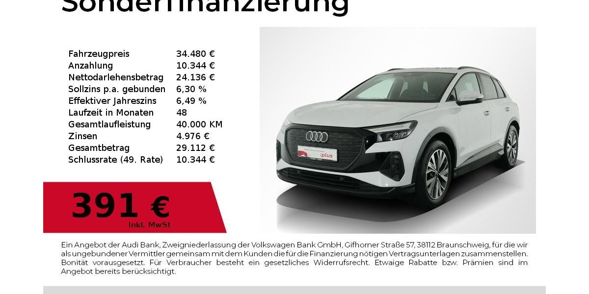 Audi Q4 e-tron 69.500 km 34.480 &euro; Nürnberg 90411
