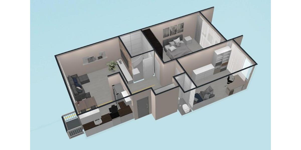 Etagenwohnung Nürnberg Schnepfenreuth - 3 Zimmer, 77 m&sup2;, 1.050&euro; | Angebot:26227739