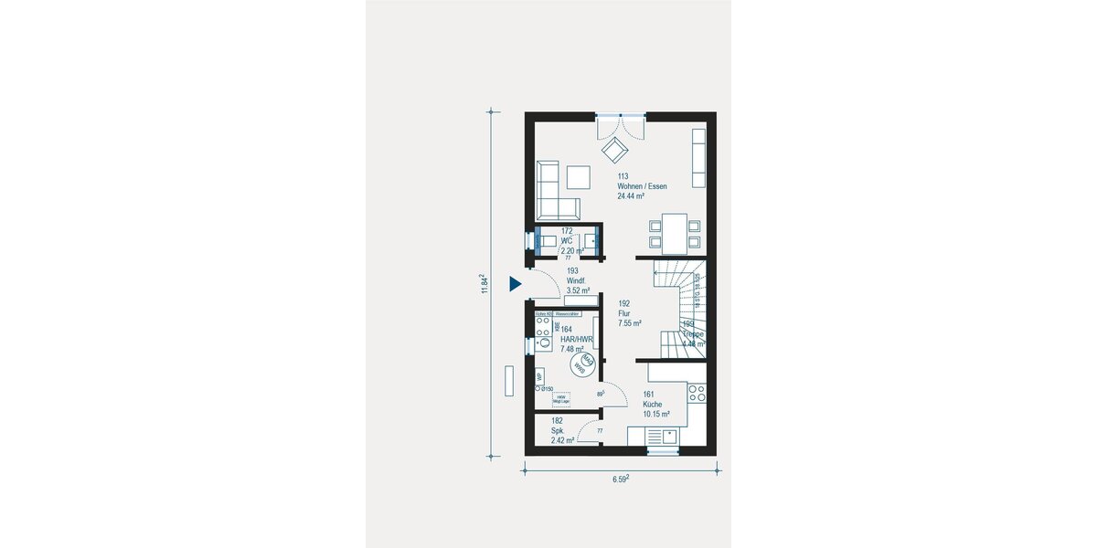 Individuell gestaltbare Doppelhaushälfte in Buckenhof - Ihr neues Zuhause wartet - Doppelhaushälfte Buckenhof | Angebot:27634481