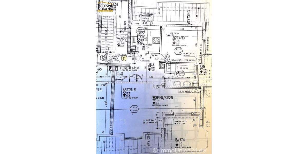 Etagenwohnung Fürth Espan - 2 Zimmer, 65 m&sup2;, 209.000&euro; | Angebot:25819117