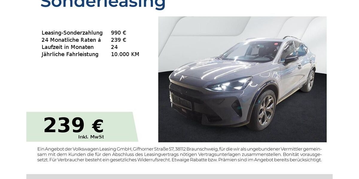 Cupra Formentor 21.390 km 33.450 &euro; Roth 91154