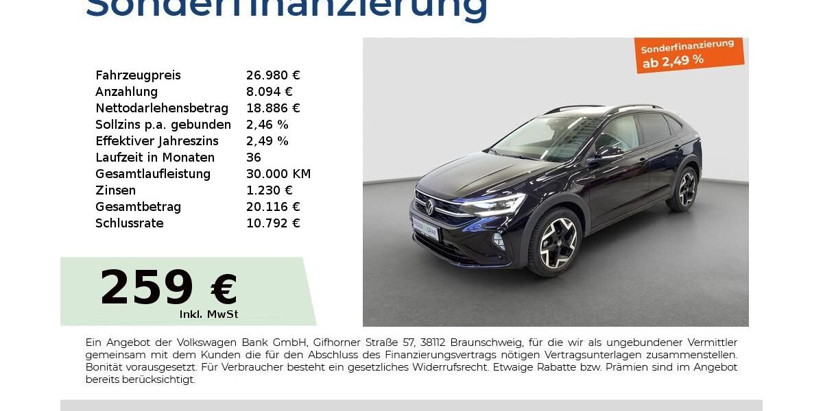VW Taigo 24.130 km 26.790 &euro; Fürth 90763