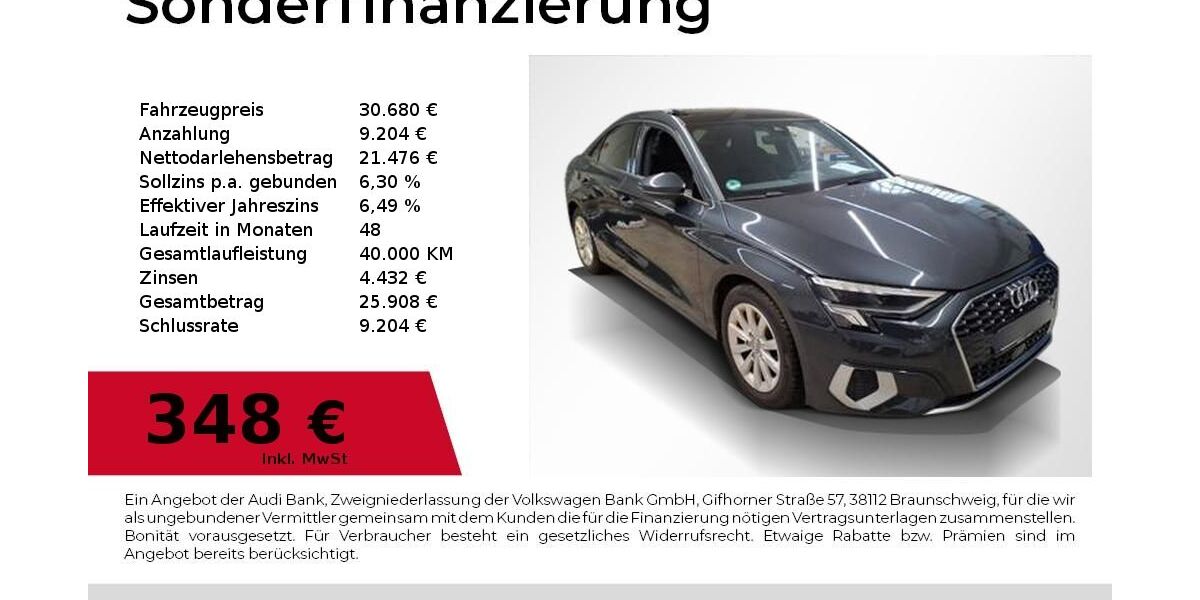 Audi A3 62.200 km 30.680 &euro; Nürnberg 90411