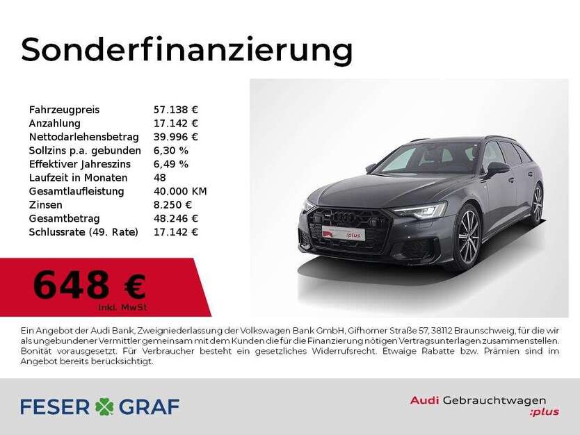 Audi A6 26.211 km 57.138 € Nürnberg 90411