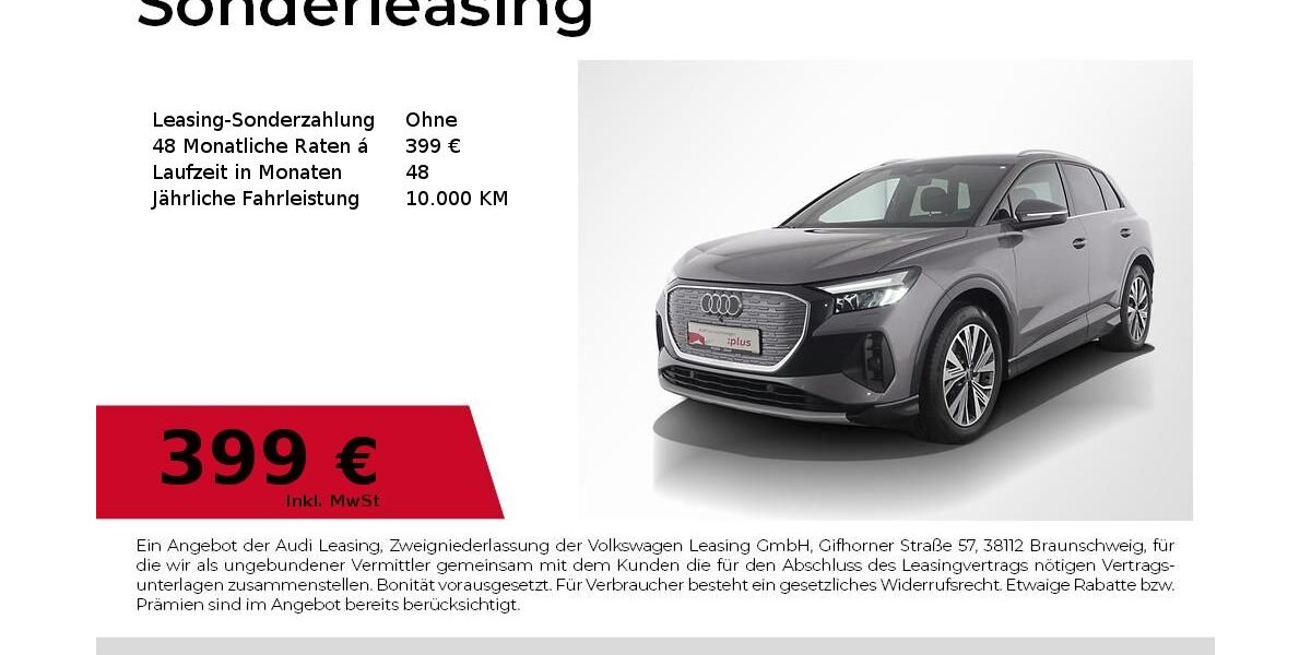 Audi Q4 e-tron 10.888 km 37.770 &euro; Nürnberg 90441