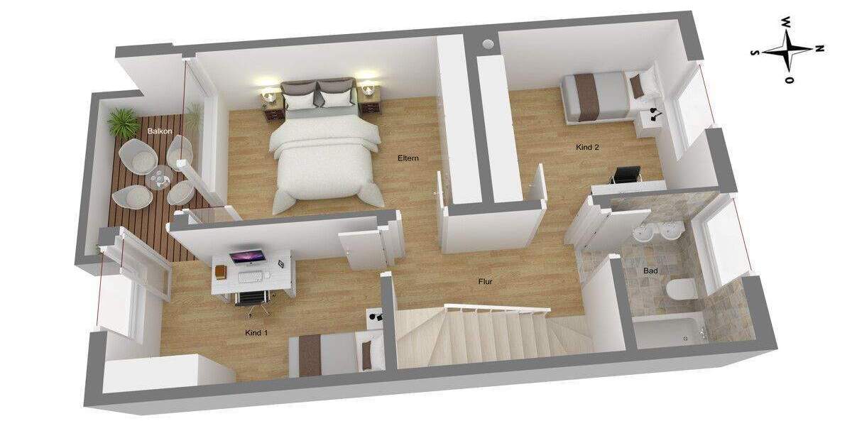 Reihenmittelhaus Schwabach / Wolkersdorf Wolkersdorf - 5 Zimmer, 125 m&sup2;, 398.000&euro; | Angebot:25732353