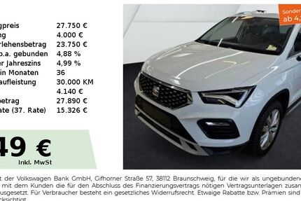 Seat Ateca 27.950 km 26.212 &euro; Lauf an der Pegnitz 91207