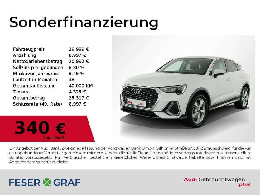 Audi Q3 81.700 km 29.989 € Nürnberg 90411