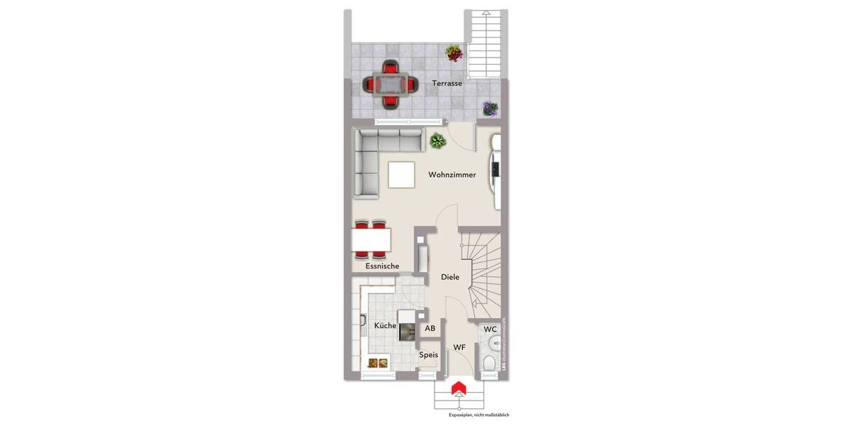 Reihenmittelhaus Stein - 5 Zimmer, 115 m&sup2;, 375.000&euro; | Angebot:26043412