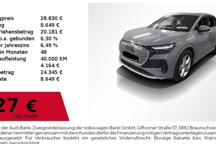 Audi Q4 e-tron 54.900 km 28.830 &euro; Nürnberg 90411