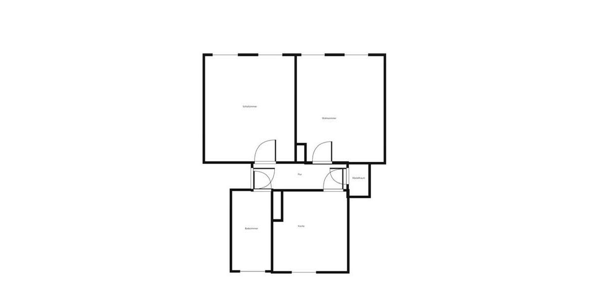 Etagenwohnung Nürnberg Herrnhütte - 2 Zimmer, 52 m&sup2;, 574&euro; | Angebot:24891817