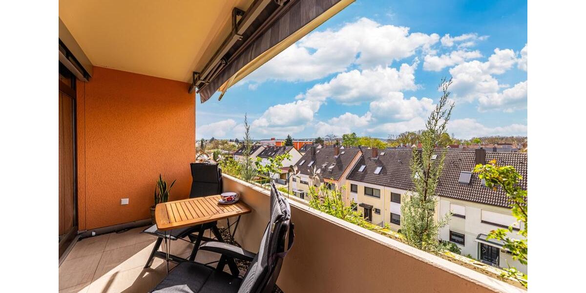 Helle möblierte 1-Zimmer Wohnung mit Balkon in Fürth 1 zimmer