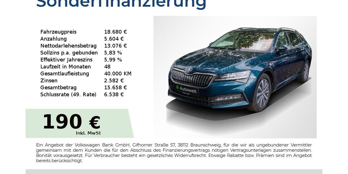Skoda Superb 132.900 km 17.980 &euro; Nürnberg 90431