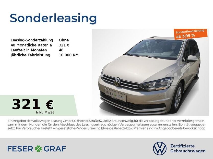 VW Touran 25.204 km 31.910 € Höchstadt an der Aisch 91315