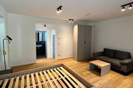 Möblierte 1-Zimmer-Terrassenwohnung zum Erstbezug!
