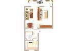 Etagenwohnung Nürnberg Herrnhütte - 2 Zimmer, 58 m&sup2;, 800&euro; | Angebot:26367701