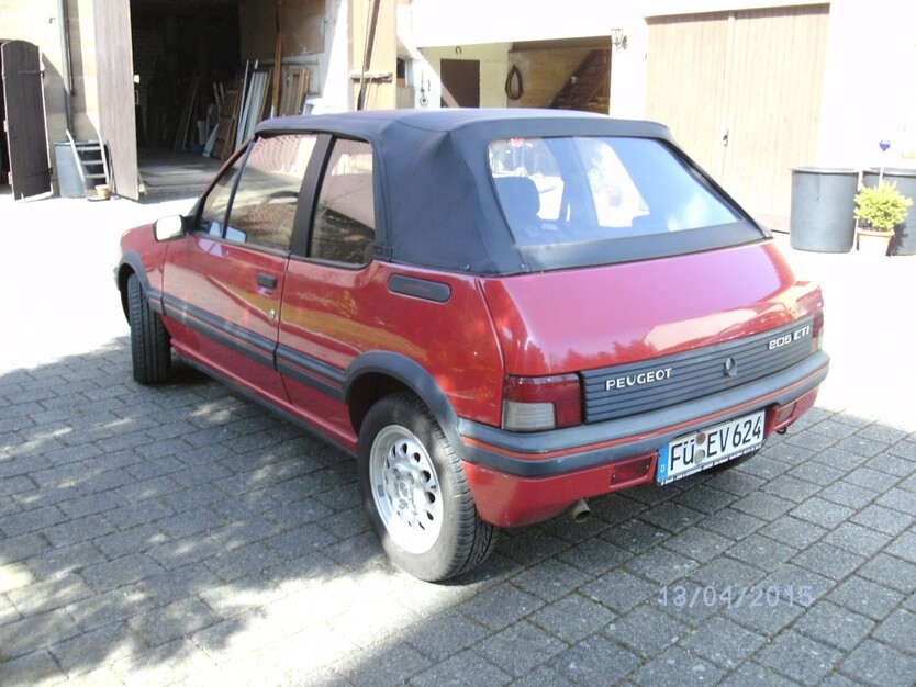 Peugeot 205 CTI 105.000 km 9.800 € Fürth 90744