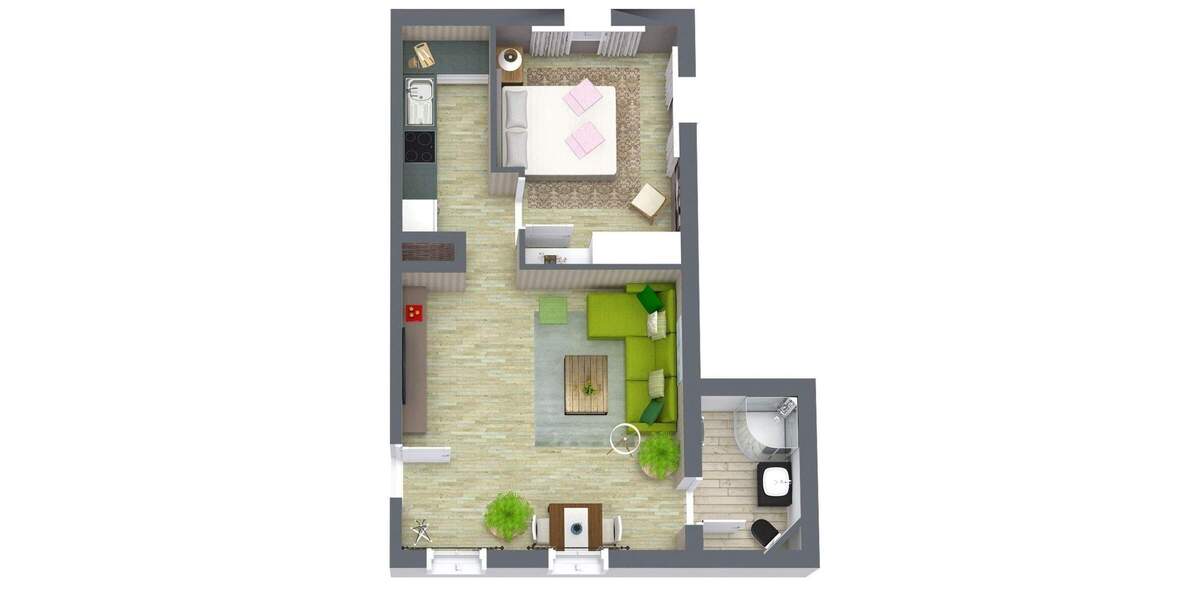 Wohn- und Geschäftshaus im Zentrum mit Investment-Faktor 13,75! Provisionsfrei! 1 zimmer