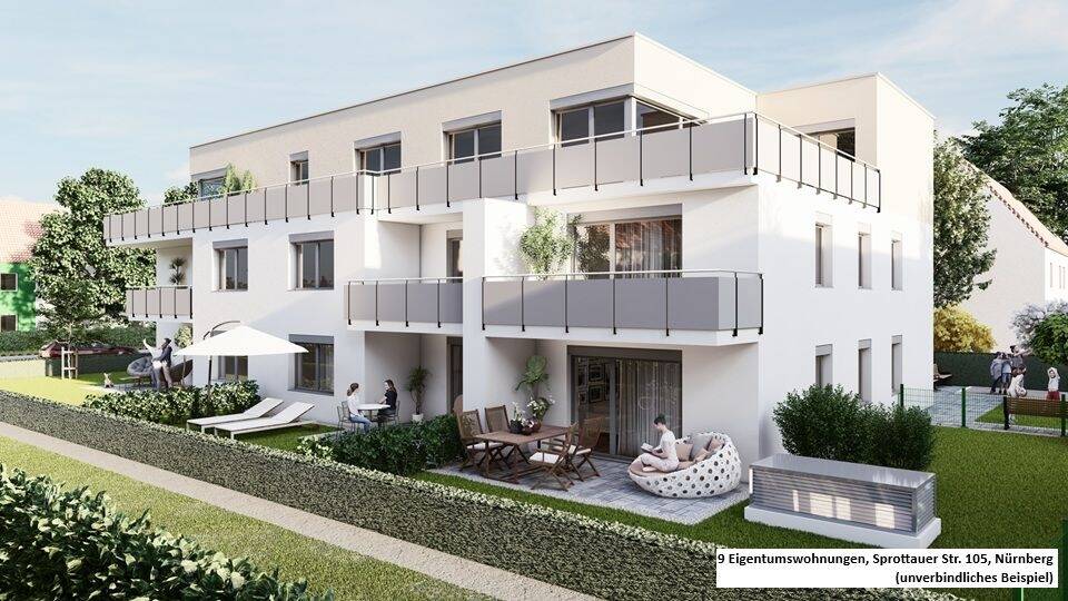 Terrassenwohnung Nürnberg Altenfurt - 3 Zimmer, 84 m&sup2;, 507.500&euro; | Angebot:25696152