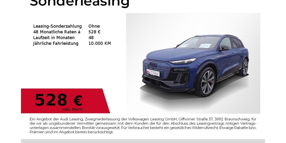 Audi Q6 e-tron 9.615 km 60.540 &euro; Erlangen 91058