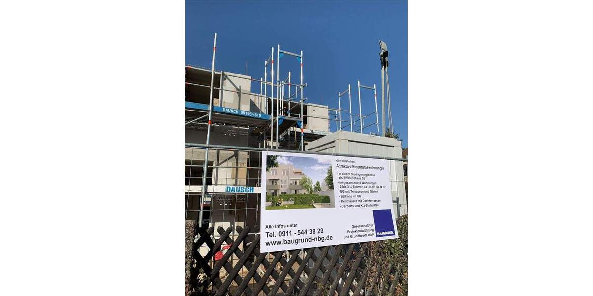 Etagenwohnung Fürth Ronhof - 2 Zimmer, 59 m&sup2;, 369.000&euro; | Angebot:25771005