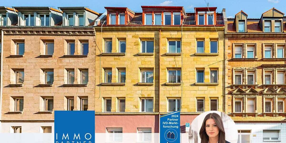 Etagenwohnung Nürnberg Gärten hinter der Veste - 3 Zimmer, 57 m&sup2;, 130.000&euro; | Angebot:27249405