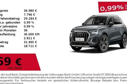 Audi Q3 6.416 km 34.980 &euro; Fürth 90763
