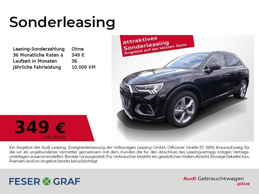 Audi Q3 2.050 km 40.480 € Fürth 90763