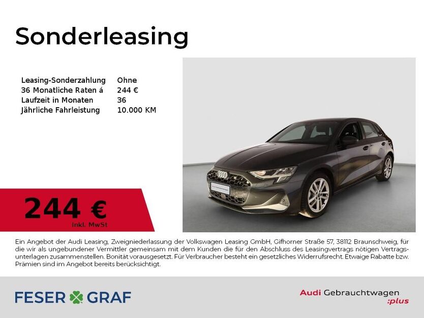 Audi A3 25.035 km 28.990 € Erlangen 91058