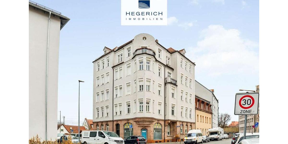 HEGERICH: Altbaucharme zum Verlieben: Stilvoll renovierte 3-Zimmer-Wohnung in Nürnberg-St. Peter 3 zimmer