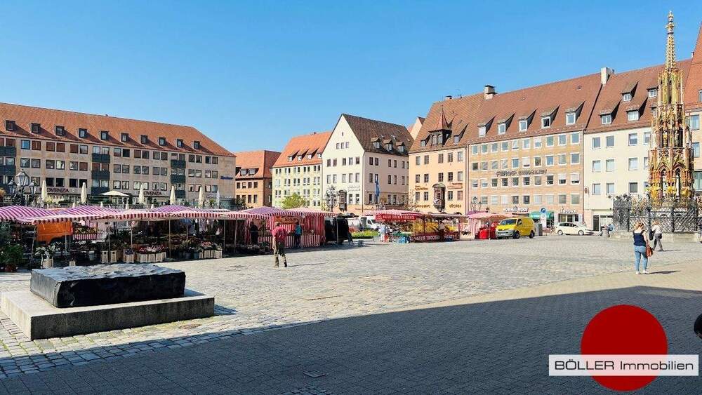 Etagenwohnung Nürnberg Sebald - 2 Zimmer, 64 m&sup2;, 790&euro; | Angebot:24837208