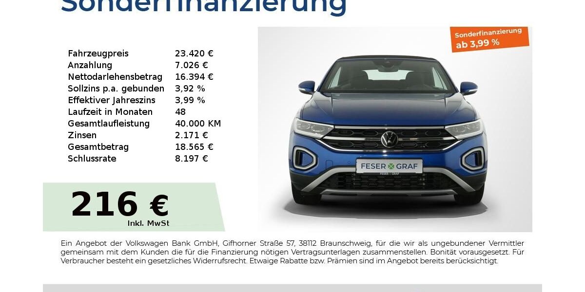 VW T-Roc 11.100 km 23.420 &euro; Nürnberg 90441