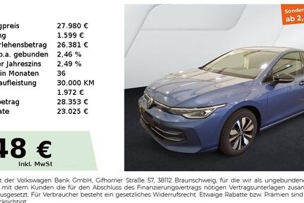 VW Golf 24.200 km 27.980 &euro; Fürth 90763