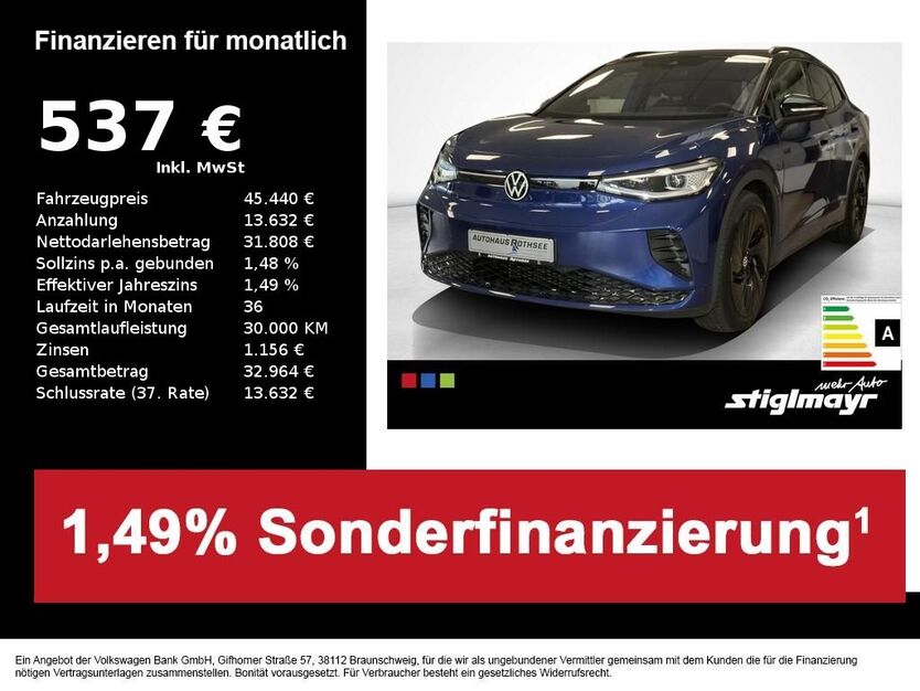 VW ID.4 8.755 km 45.440 € Hilpoltstein 91161