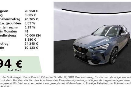 Cupra Formentor 31.650 km 28.950 &euro; Nürnberg 90431