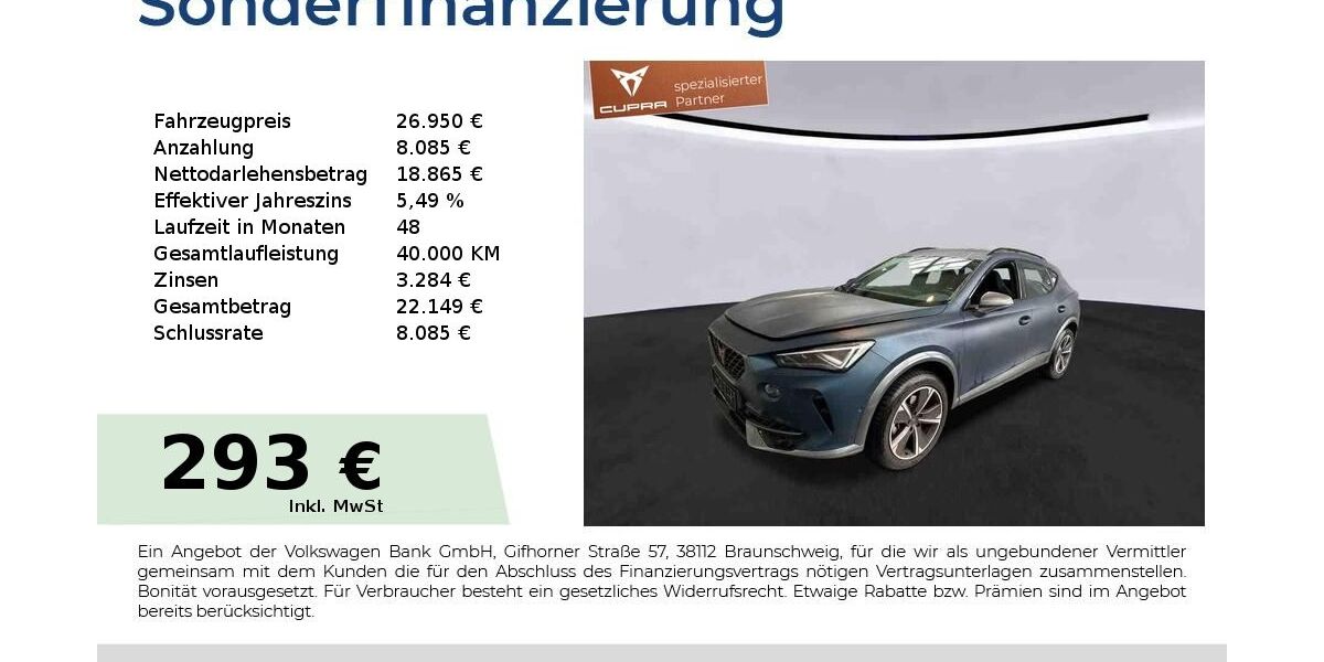 Cupra Formentor 16.750 km 26.950 &euro; Nürnberg 90441