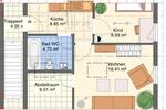 Maisonettenwohnung Erlangen Bruck - 3 Zimmer, 48 m&sup2;, 717&euro; | Angebot:26413847