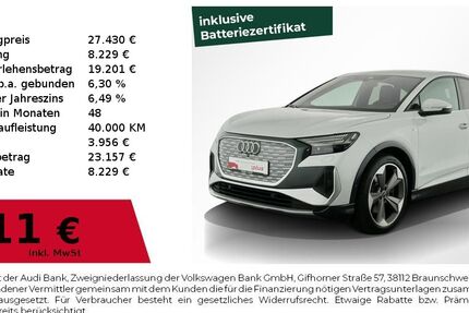 Audi Q4 e-tron 127.200 km 27.430 &euro; Nürnberg 90411